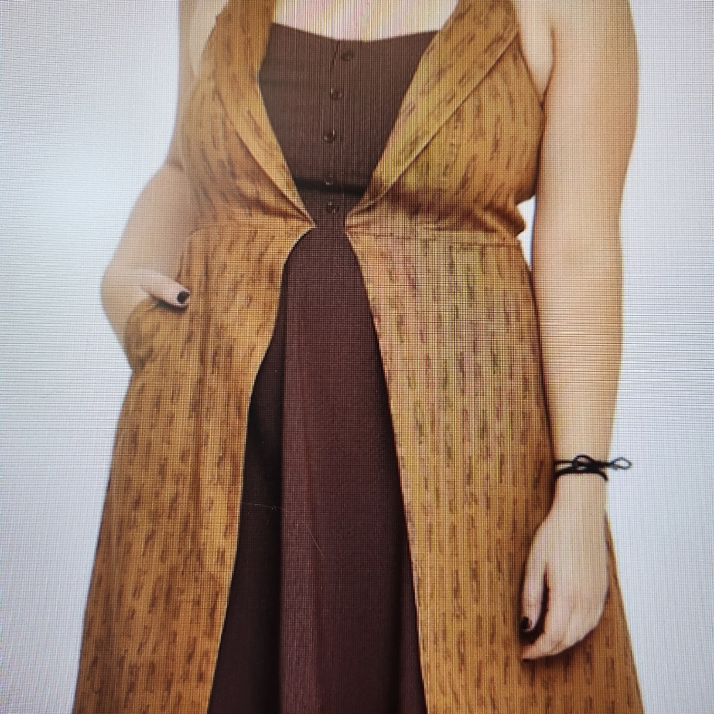 Dr. Who brown halter style size 18 dress